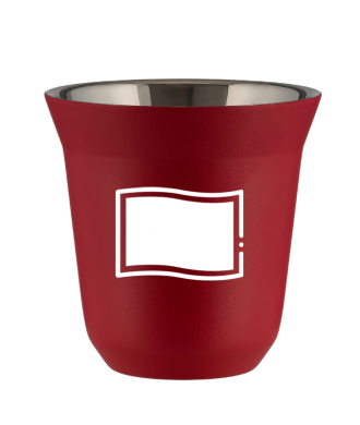 Tasse 150 ml ROUGE "Drapeau polonais (blanc)" Tasse 150 ml ROUGE "Drapeau polonais (blanc)"