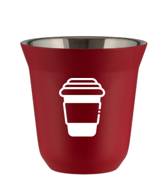 Tasse 150 ml ROUGE "Tasse (blanc)" Tasse 150 ml ROUGE "Tasse (blanc)"