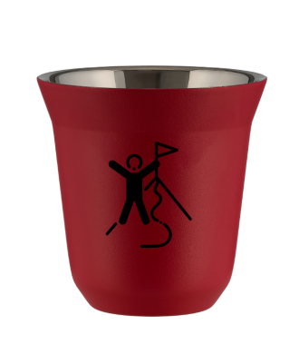 Tasse 150 ml ROUGE "Escalade 1" Tasse 150 ml ROUGE "Escalade 1"