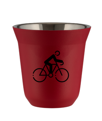 Tasse 150 ml ROUGE "Cyclisme 3 (noir)" Tasse 150 ml ROUGE "Cyclisme 3 (noir)"