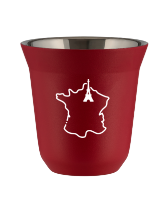 Tasse 150 ml ROUGE "France (blanc)" Tasse 150 ml ROUGE "France (blanc)"