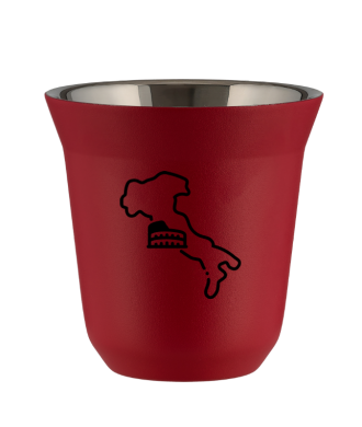 Tasse 150 ml ROUGE "Italie" Tasse 150 ml ROUGE "Italie"