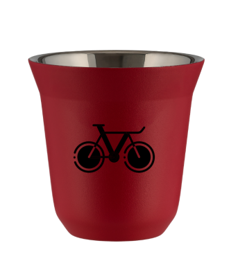 Tasse 150 ml ROUGE "Vélo 1 (noir)" Tasse 150 ml ROUGE "Vélo 1 (noir)"