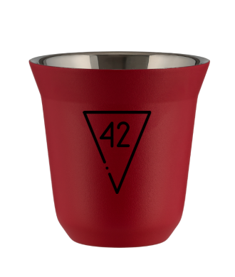 Tasse 150 ml ROUGE "42" Tasse 150 ml ROUGE "42"
