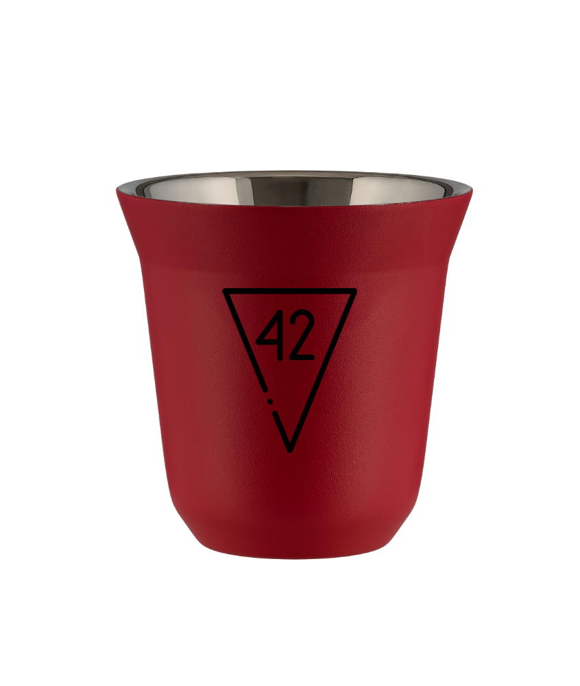 Tasse 150 ml ROUGE "42"