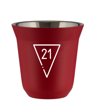 Tasse 150 ml ROUGE "21 (blanc)" Tasse 150 ml ROUGE "21 (blanc)"