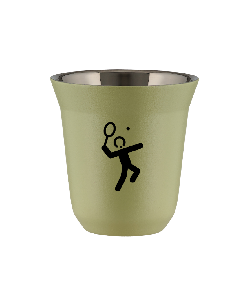 Tasse 150 ml PISTACHE "Tennis 2"