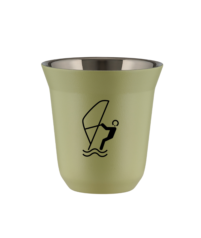 Tasse 150 ml PISTACHE "Sports nautiques"
