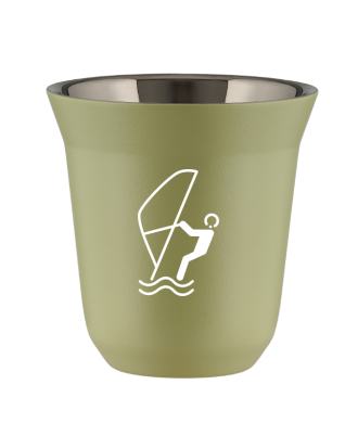 Tasse 150 ml PISTACHE "Sports nautiques (blanc)" Tasse 150 ml PISTACHE "Sports nautiques (blanc)"