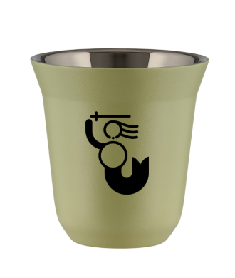 Tasse 150 ml PISTACHE "WARSZAWSKA SYRENKA (noir)" Tasse 150 ml PISTACHE "WARSZAWSKA SYRENKA (noir)"