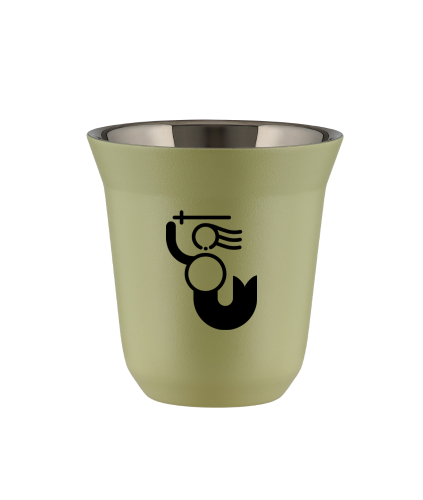 Tasse 150 ml PISTACHE "WARSZAWSKA SYRENKA (noir)"