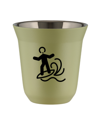 Tasse 150 ml PISTACHE "Planche à voile" Tasse 150 ml PISTACHE "Planche à voile"
