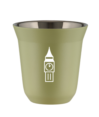Tasse 150 ml PISTACHE "BIG BEN (blanc)" Tasse 150 ml PISTACHE "BIG BEN (blanc)"