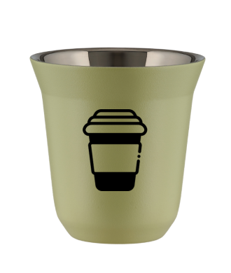 Tasse 150 ml PISTACHE "Tasse (noir)" Tasse 150 ml PISTACHE "Tasse (noir)"