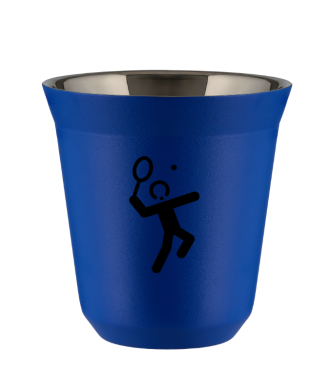 Tasse 150 ml BLEU "Tennis 2 (noir)" Tasse 150 ml BLEU "Tennis 2 (noir)"