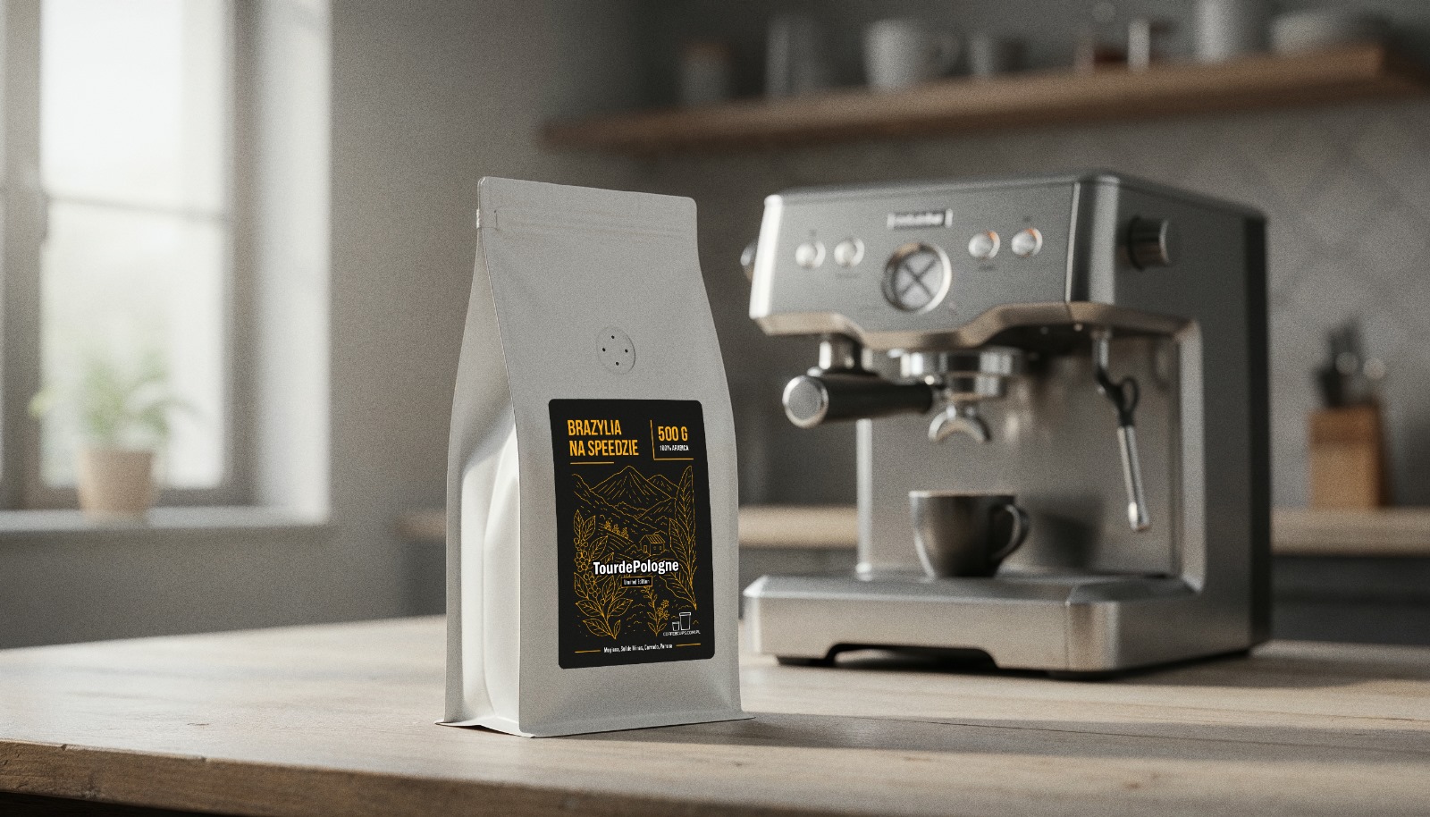 Sentez le soleil du Brésil dans chaque goutte de café.